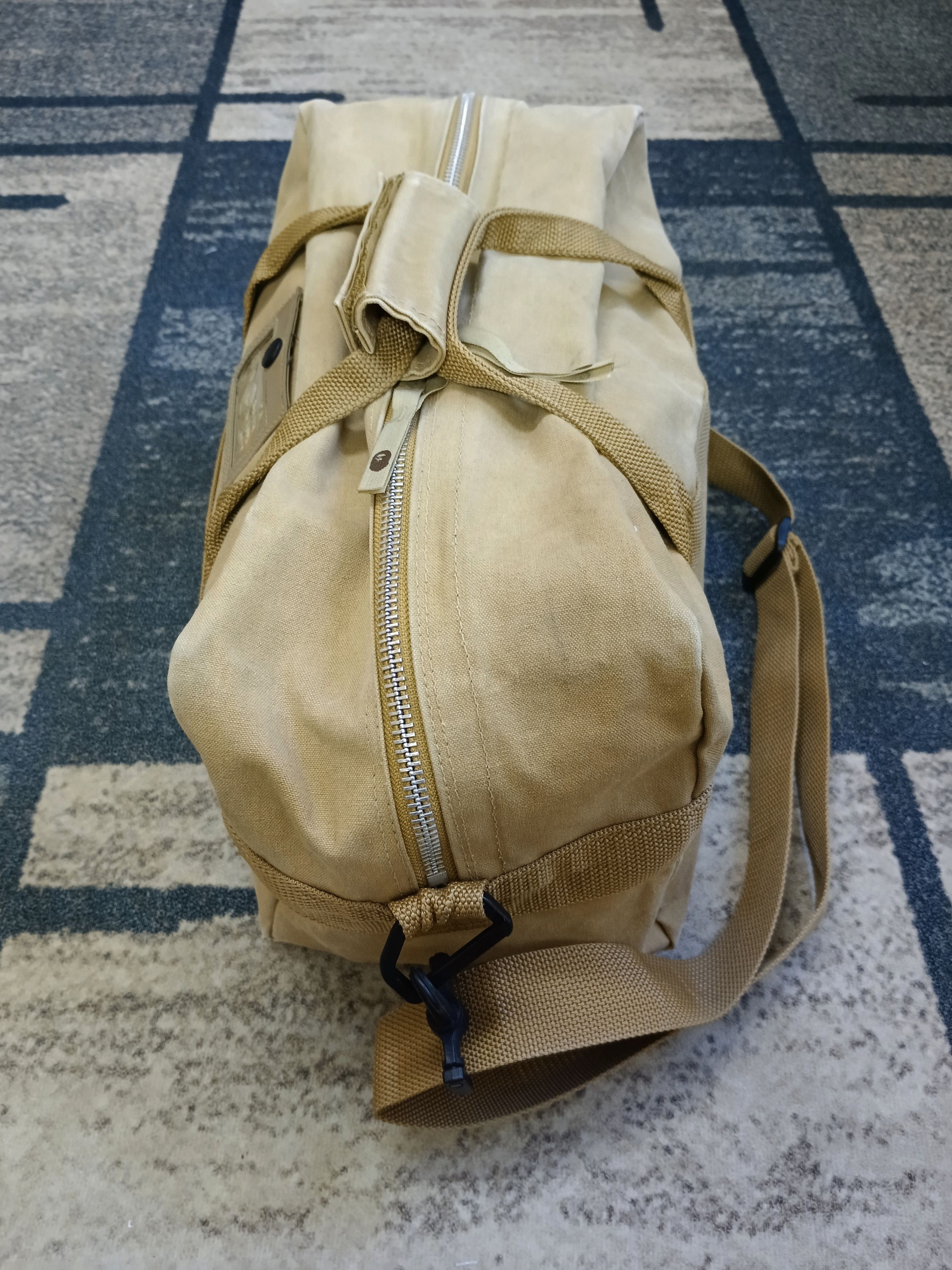 Bape A BATHING APE NOWHERE CANVAS DUFFLE TRAVEL BAG Size ONE SIZE - 2 Thumbnail