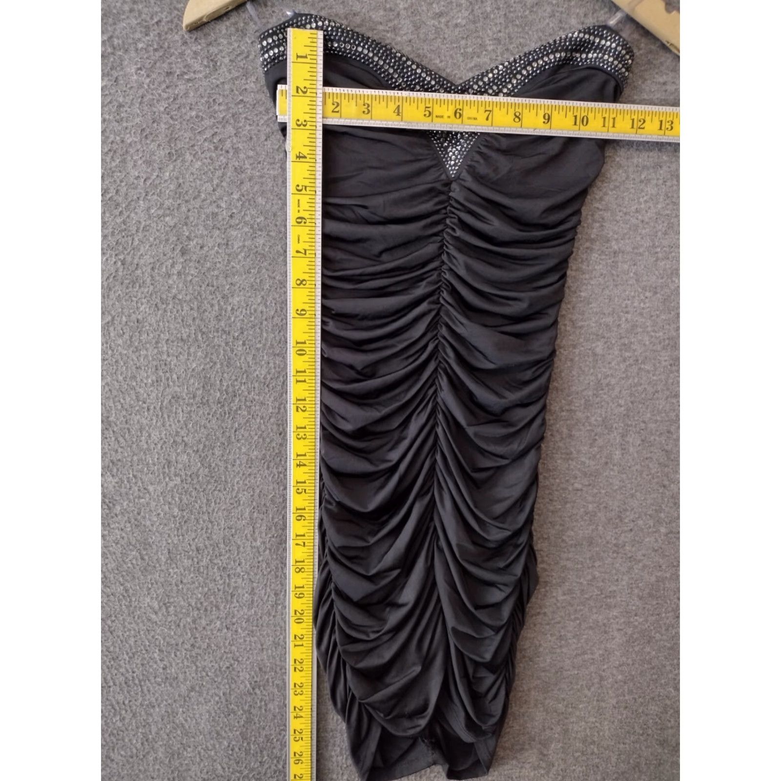 Vintage Twenty One Black Bodycon Party Cocktail Dress S Twenty One Dress Party Black S Sleeveless Off-Shoulder Short Vintage No Size S / US 4 / IT 40 - 4 Thumbnail