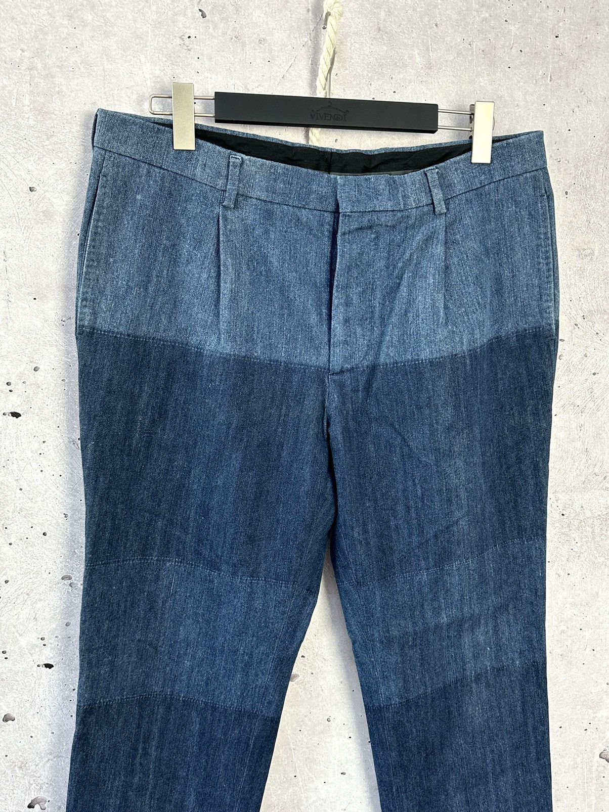 Valentino Valentino Made in Italy Two Tone Blue Men’s Denim Pants Size US 36 / EU 52 - 2 Thumbnail