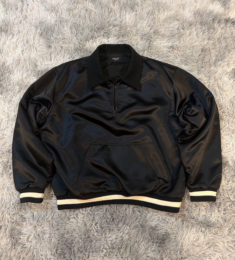 Fear of God Fear Of God 5th Collection 1987 Celtic Satin Half Zip
