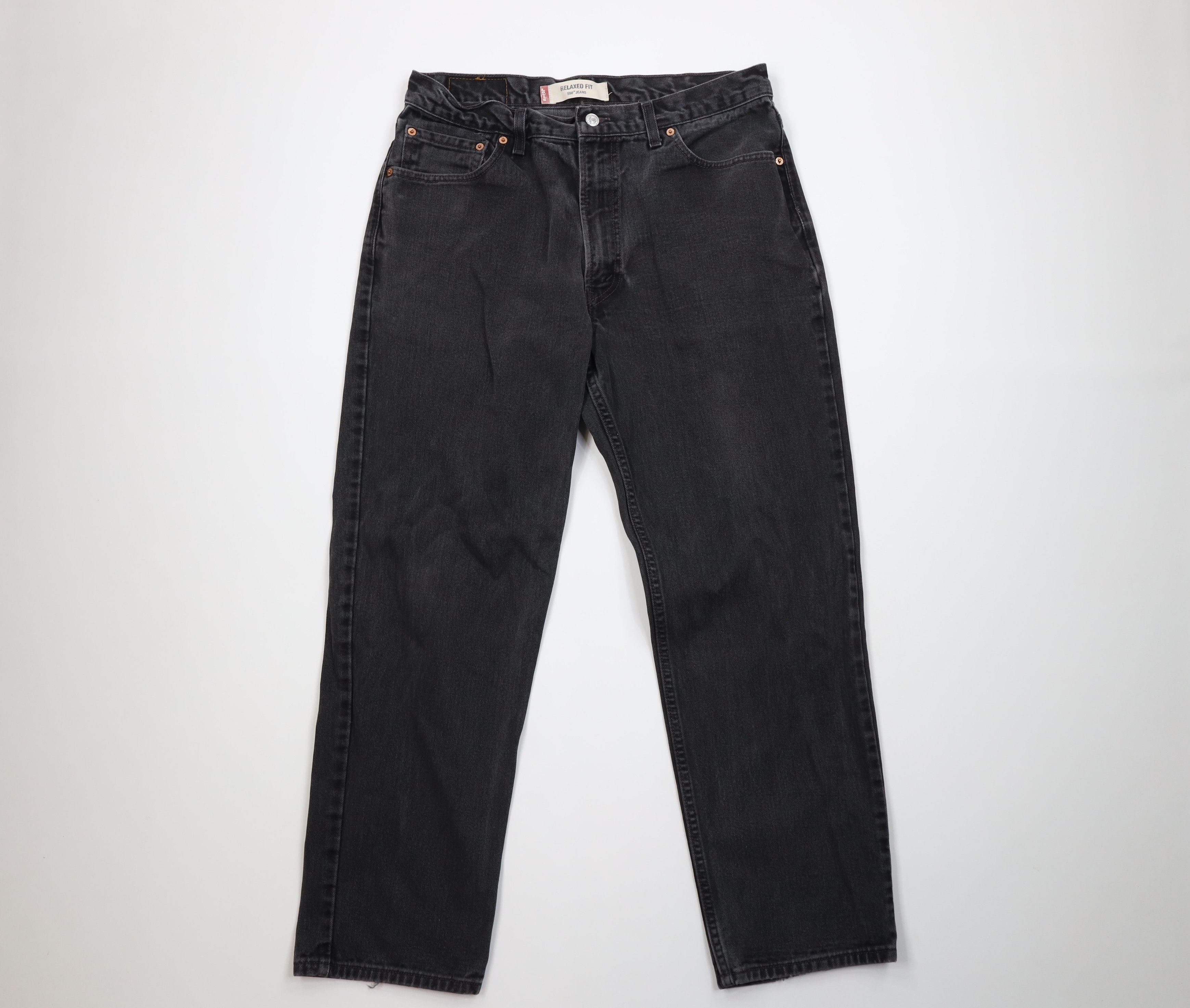 Levi's Vintage Y2K 2003 Levis 550 Relaxed Fit Denim Jeans Black Size US 36 / EU 52 - 1 Thumbnail
