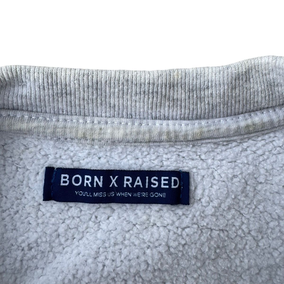 BORN X RAISED You’ll miss us when we’re store gone Men’s Hoodie Sweatshirt, Size Large