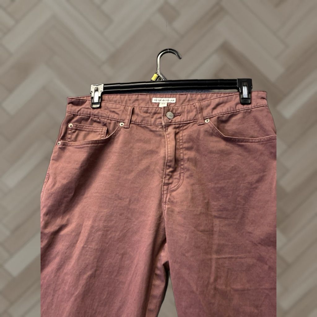 Peter Millar Peter Millar Pants Men’s 33x34 Plum Chino Straight Leg Casual Mens 33 34 Plum Chino Straight Leg Size US 33 - 1 Thumbnail
