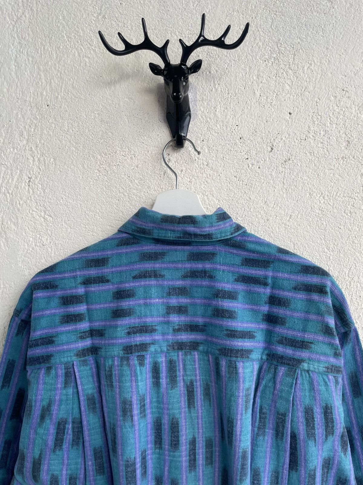 If Six Was Nine 2000s Hysteric Abstract Stripe Long Shirt Y2K LGB cdg Y’s Size US XXL / EU 58 / 5 - 8 Thumbnail