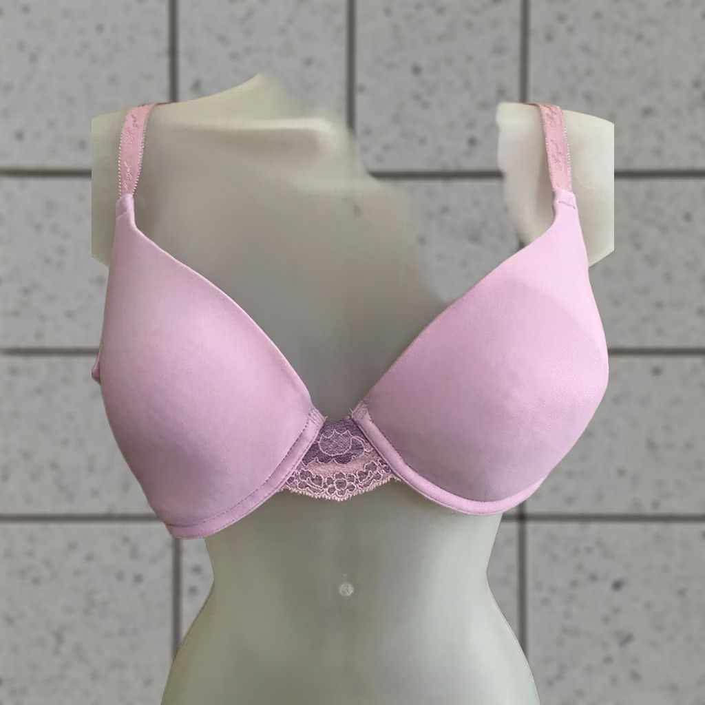 Victoria's Secret Victoria's Secret Angel purple underwire Bra 34D Women Underwire Lightly Lined Solid Purple Men/Women Size ONE SIZE - 1 Thumbnail