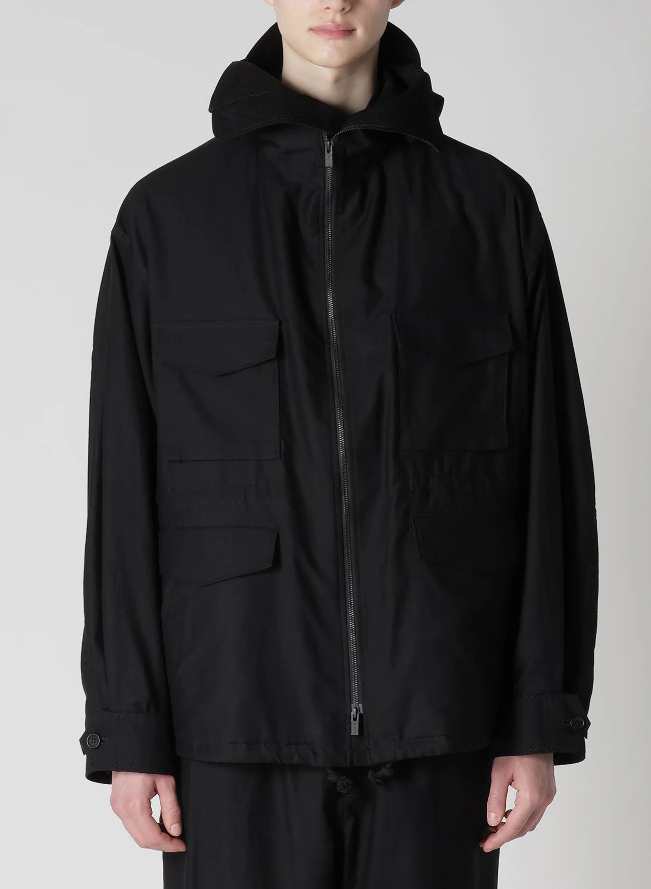 Yohji Yamamoto NWT Yohji Pour Homme AW24 WIDE TWILL BRIM HOOD BLOUSON sz 1 Size US S / EU 44-46 / 1 - 3 Thumbnail