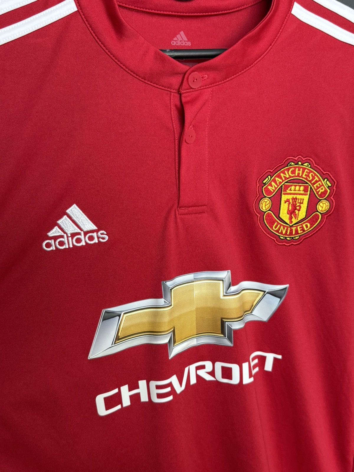 Adidas Manchester United 17/18 Home Football Jersey T-Shirt Size US L / EU 52-54 / 3 - 3 Thumbnail