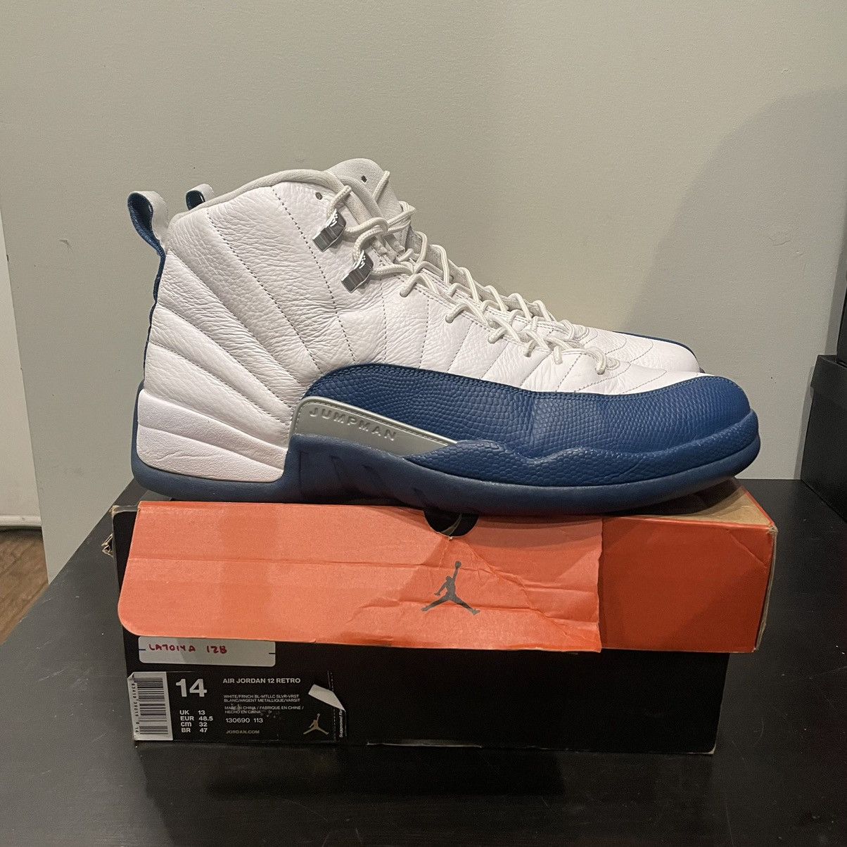 image of Jordan Brand 12 French Blue 2016 Shoes, Men's (Size 14)