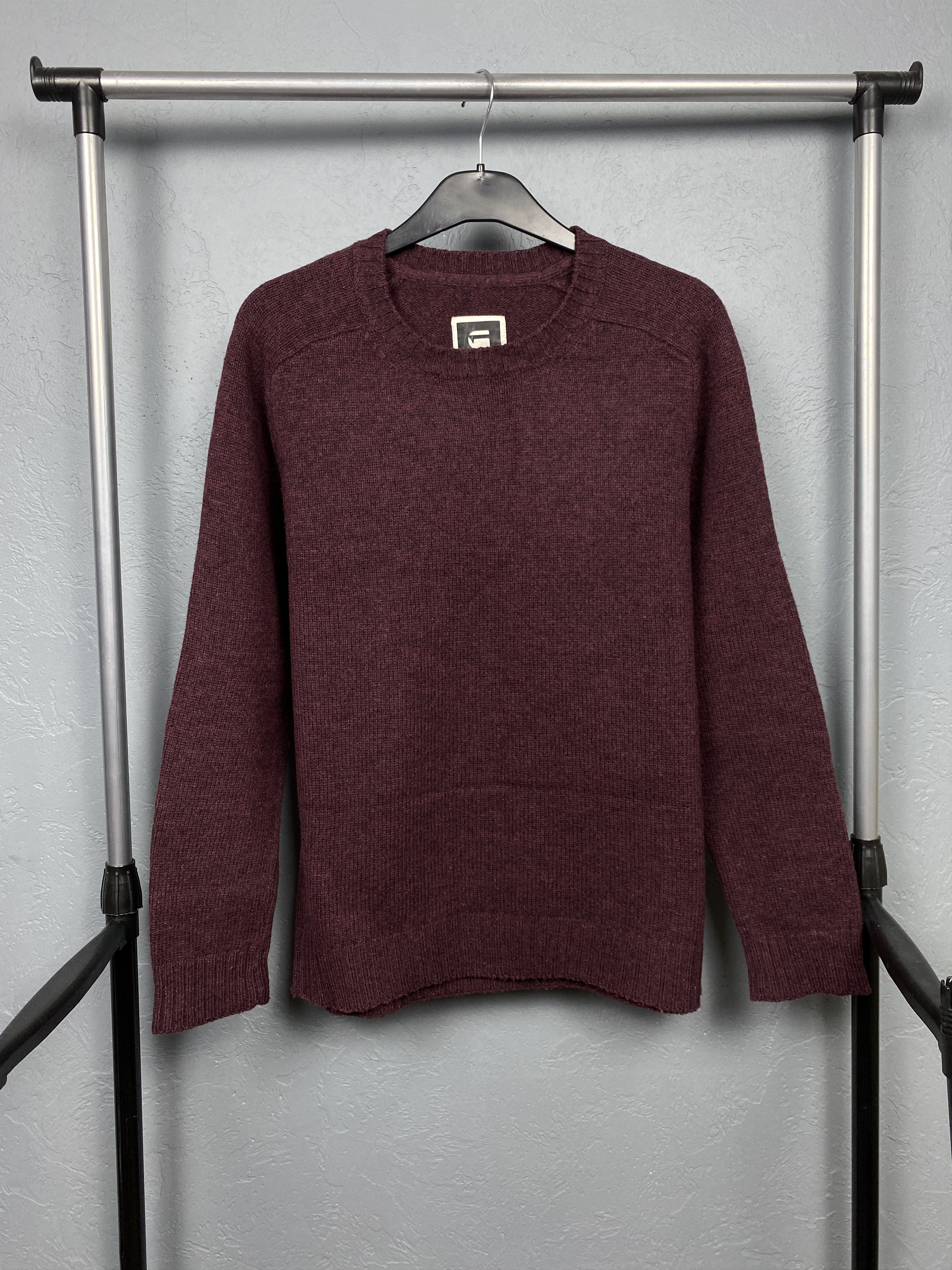 G-Star G Star Raw Vintage Mens Wool Knit Crew Neck Sweater Size US M / EU 48-50 / 2 - 1 Thumbnail