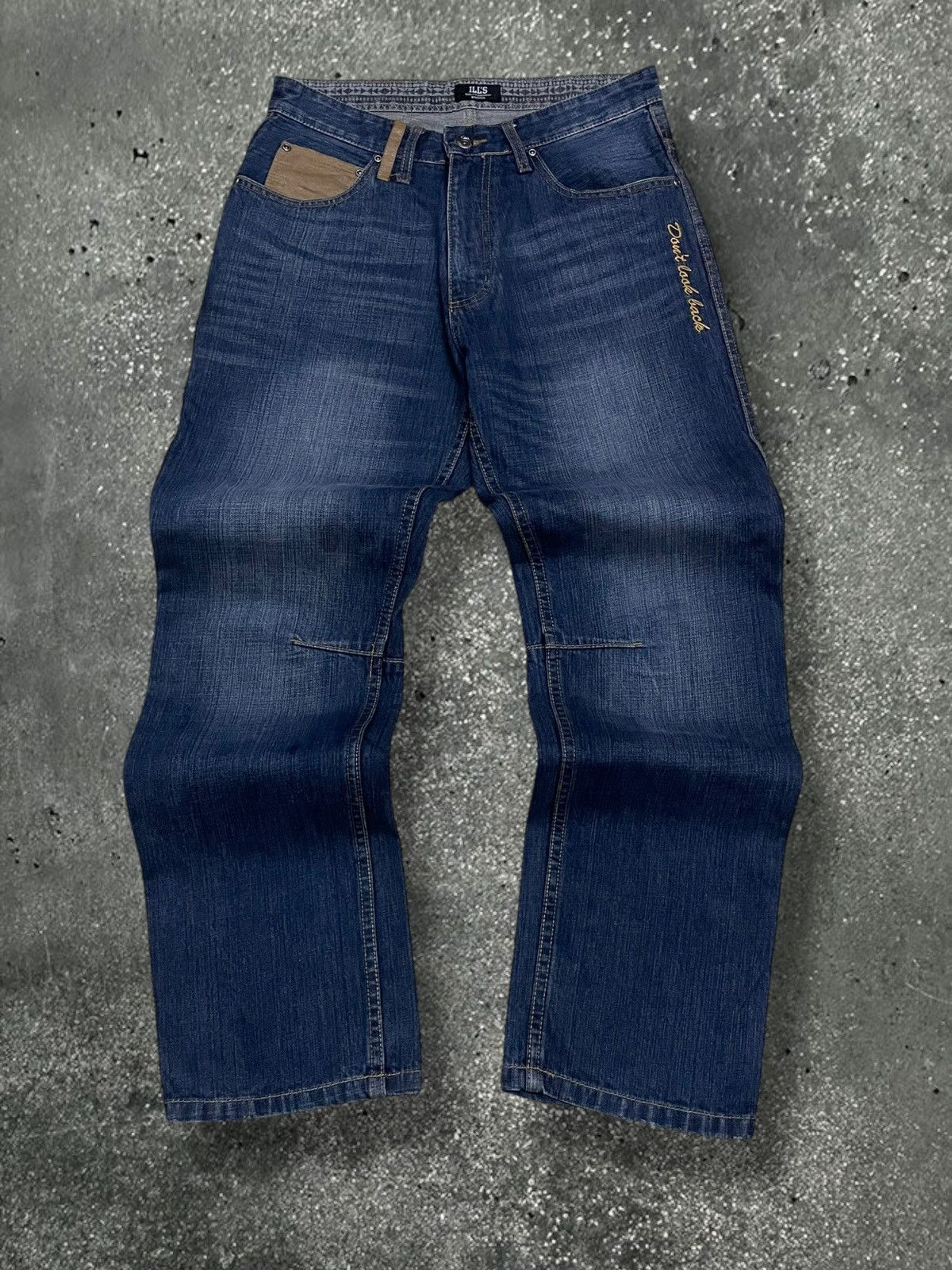 Japanese Brand Vintage Japan Rare IllGarment Just Go Forward Daicock Denim Size US 31 - 8 Thumbnail