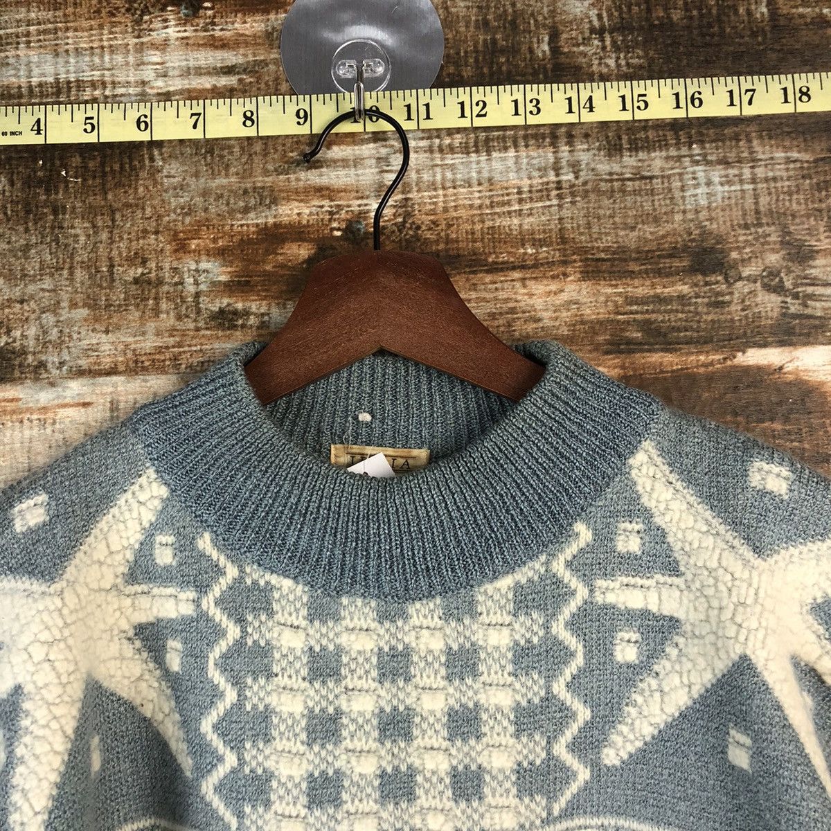 Homespun Knitwear DL Juria vintage art Blue Knitwear #C731 Size M / US 6-8 / IT 42-44 - 4 Thumbnail