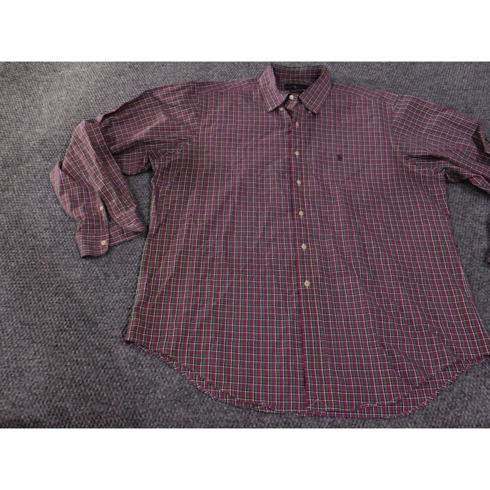 Ralph Lauren Ralph Lauren Shirt Mens XL Multicolor Plaid Classic Fit Long Sleeve Button Up Size US XL / EU 56 / 4 - 3 Thumbnail