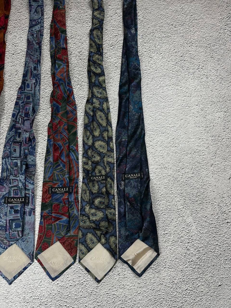 Canali Vintage Canali Tie Silk x5 Old Money Style Size ONE SIZE - 4 Thumbnail