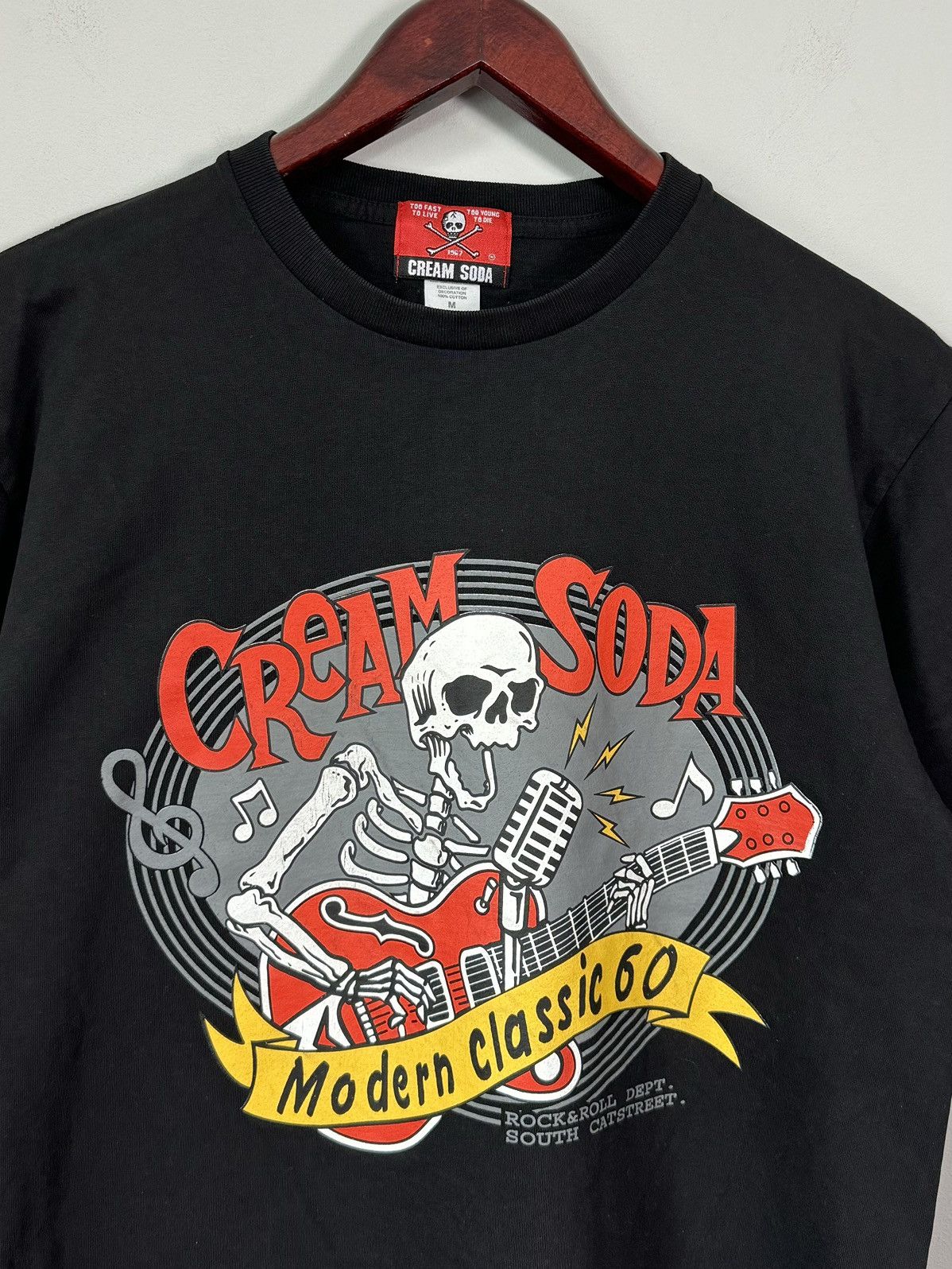 Japanese Brand Cream Soda Rock&Roll T-shirt Size US M / EU 48-50 / 2 - 2 Thumbnail