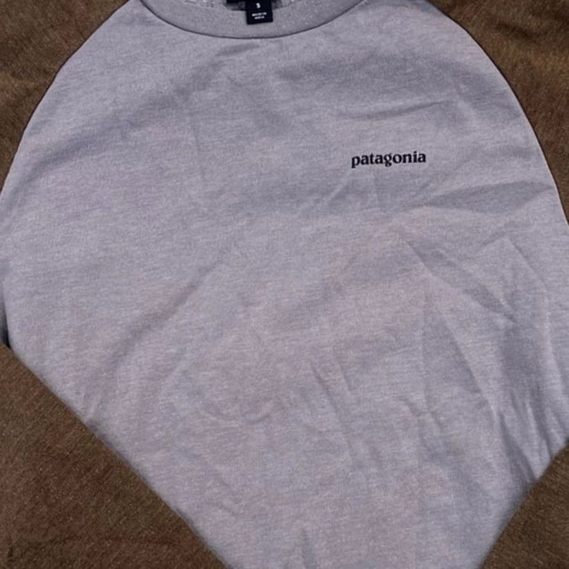 Patagonia VINTAGE Patagonia Men's P-6 Logo Lightweight Crew Sweatshirt Size S Basin Green Sweatshirt Mens 1950s 60s 70s Size US S / EU 44-46 / 1 - 3 Thumbnail