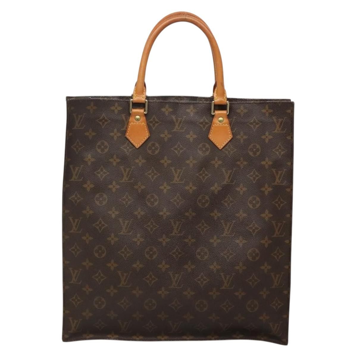 Louis Vuitton LOUIS VUITTON Monogram Sac Plat Hand Bag M51140 Size ONE SIZE - 13 Thumbnail