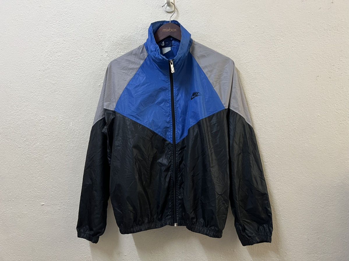 Nike Vintage 80s Nike blue tag Windbreaker Size US M / EU 48-50 / 2 - 1 Thumbnail