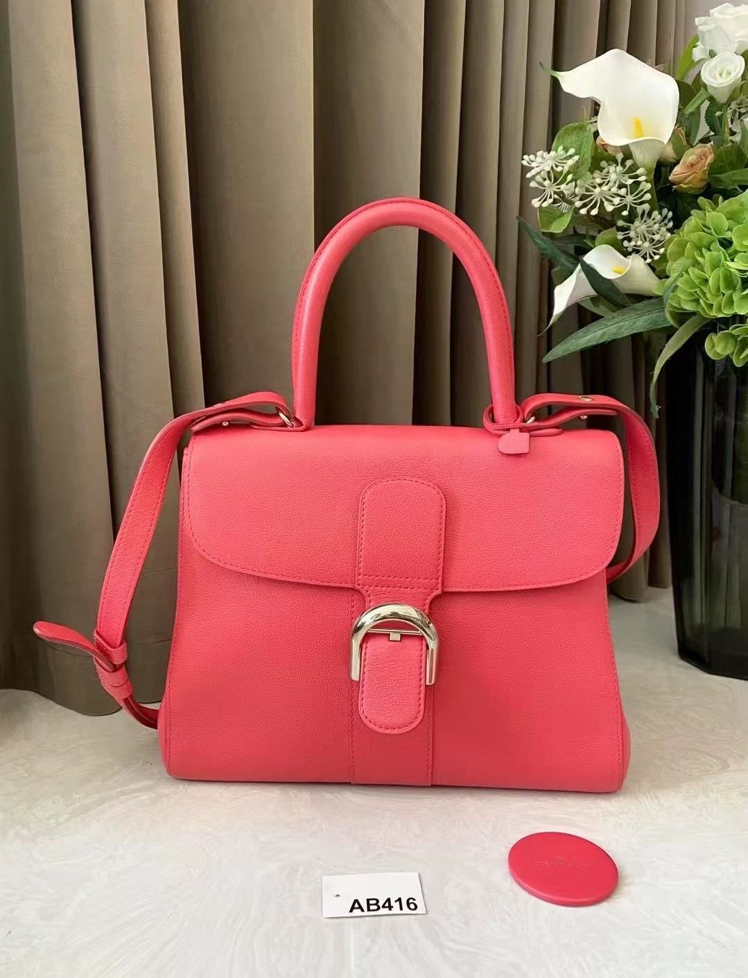 Delvaux Delvaux Brillant M 28x23x15 Mirror AB416 LikeNew Size ONE SIZE - 1 Thumbnail