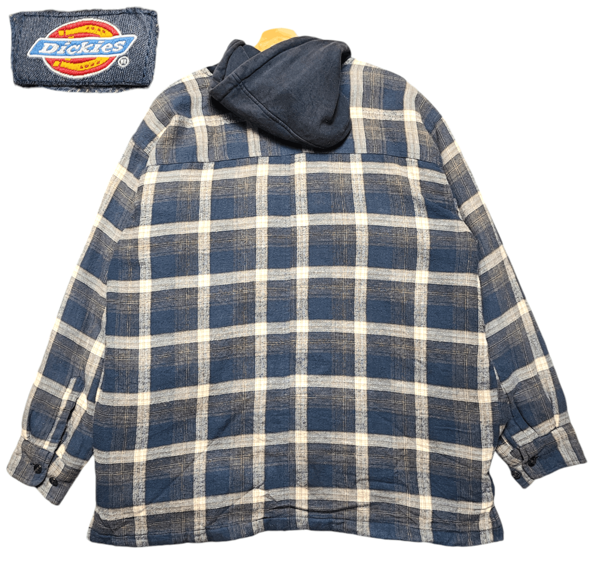 Dickies Vintage Dickies Flannel Hoodie Size US L / EU 52-54 / 3 - 2 Thumbnail
