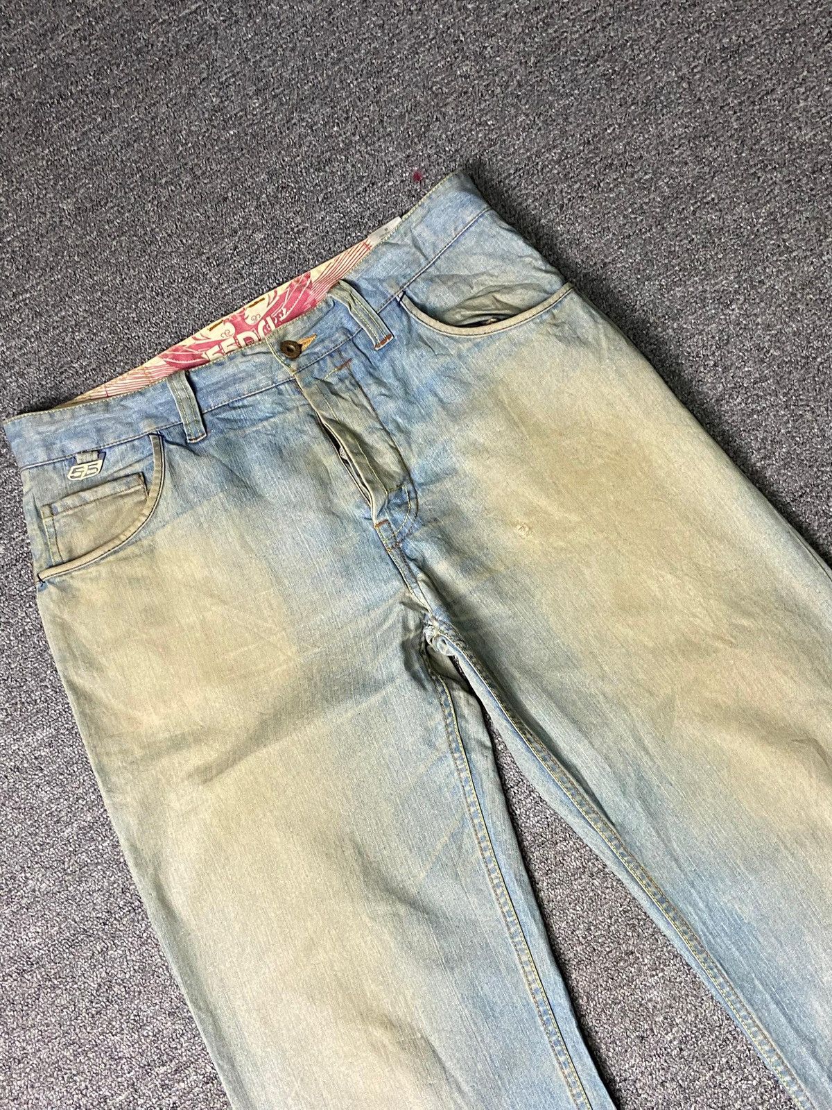 55DSL × Japanese Brand × Vintage Vintage 55DSL Relaxed Fit Cut Denim Jeans (131) Size US 34 / EU 50 - 12 Thumbnail