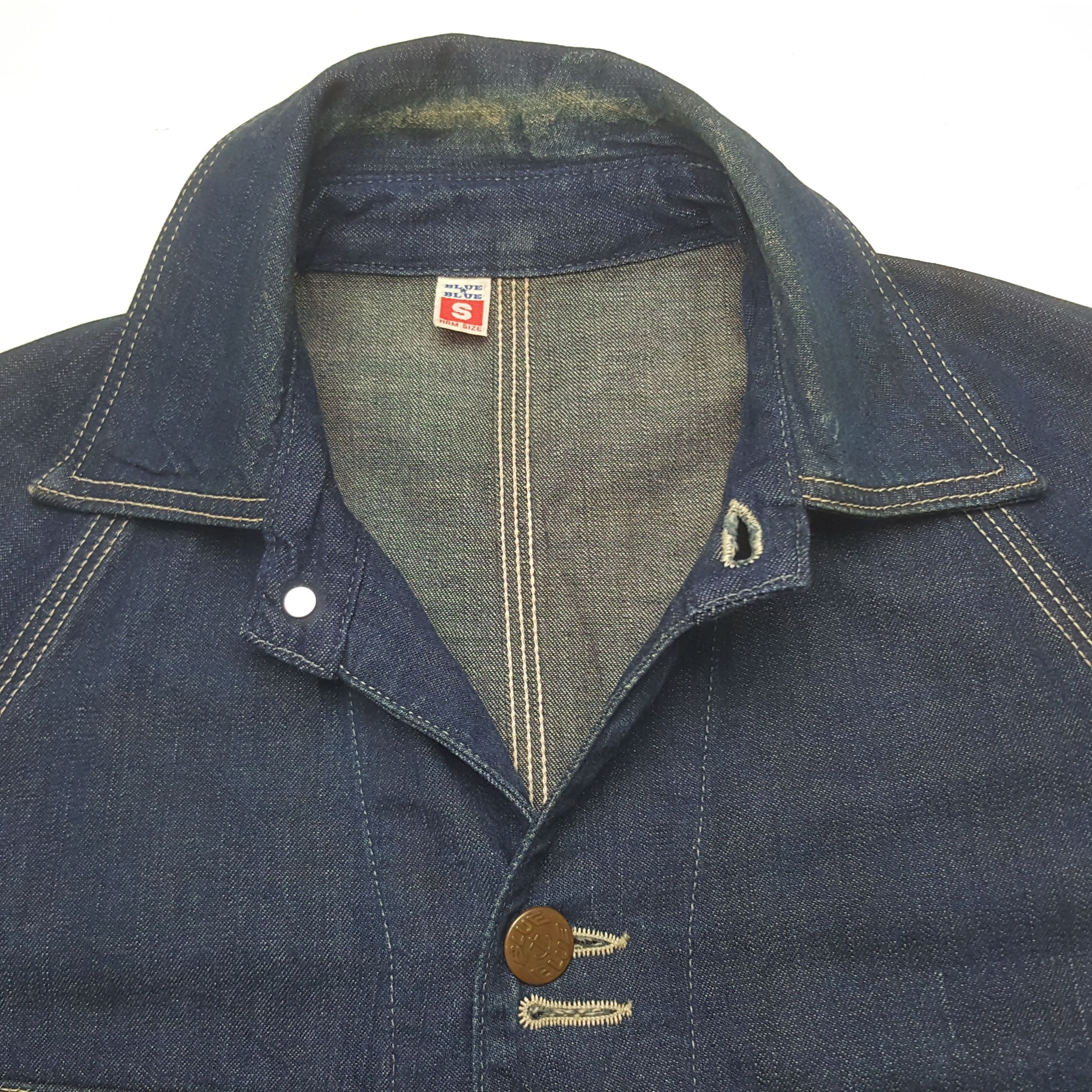 Blue Blue Japan Vintage Blue Blue Japan Denim Jacket 34 Size US S / EU 44-46 / 1 - 4 Thumbnail