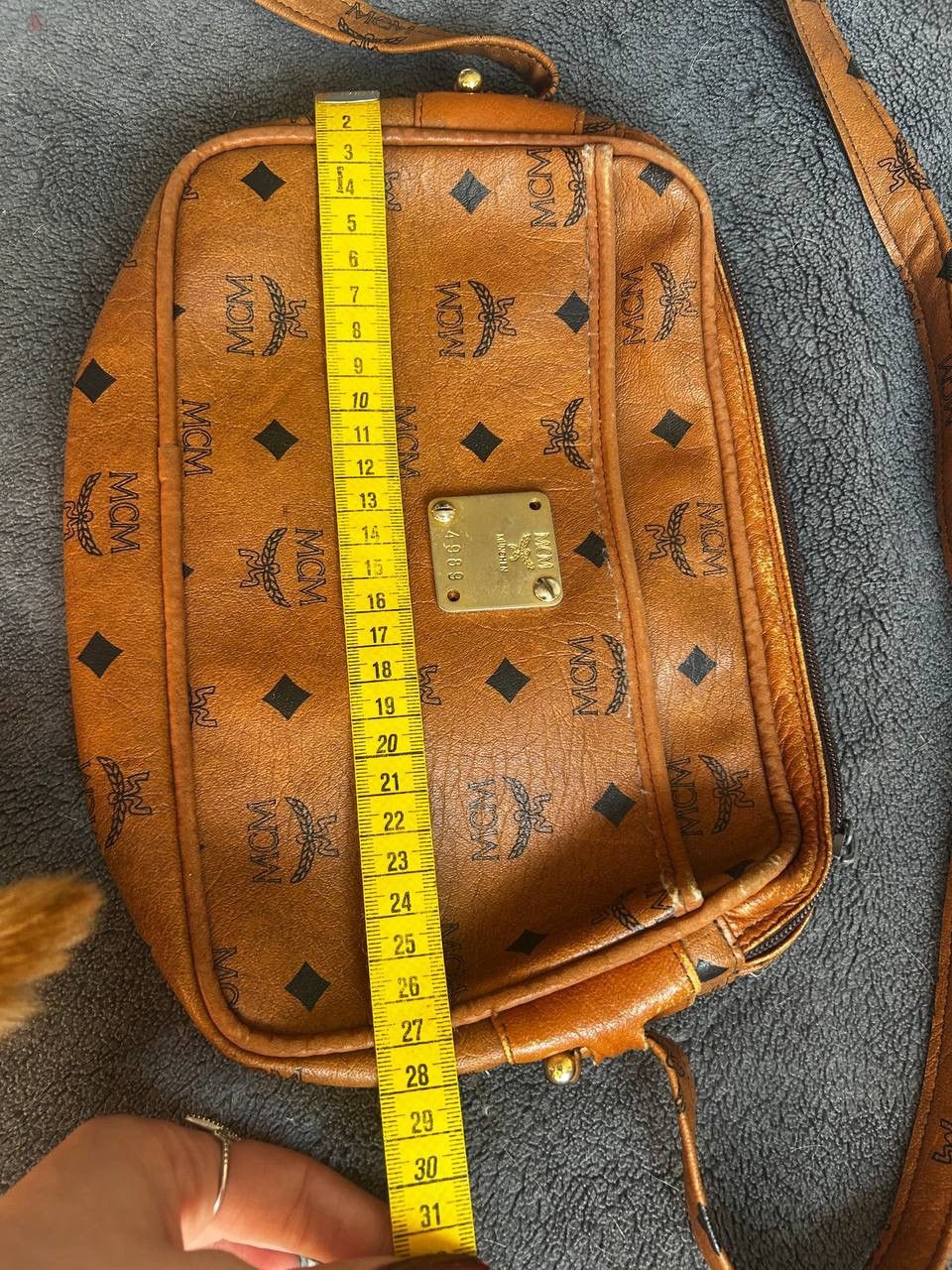 MCM × Vintage Vintage 80s MCM brown monogram crossbody bag casual designer Size ONE SIZE - 11 Thumbnail