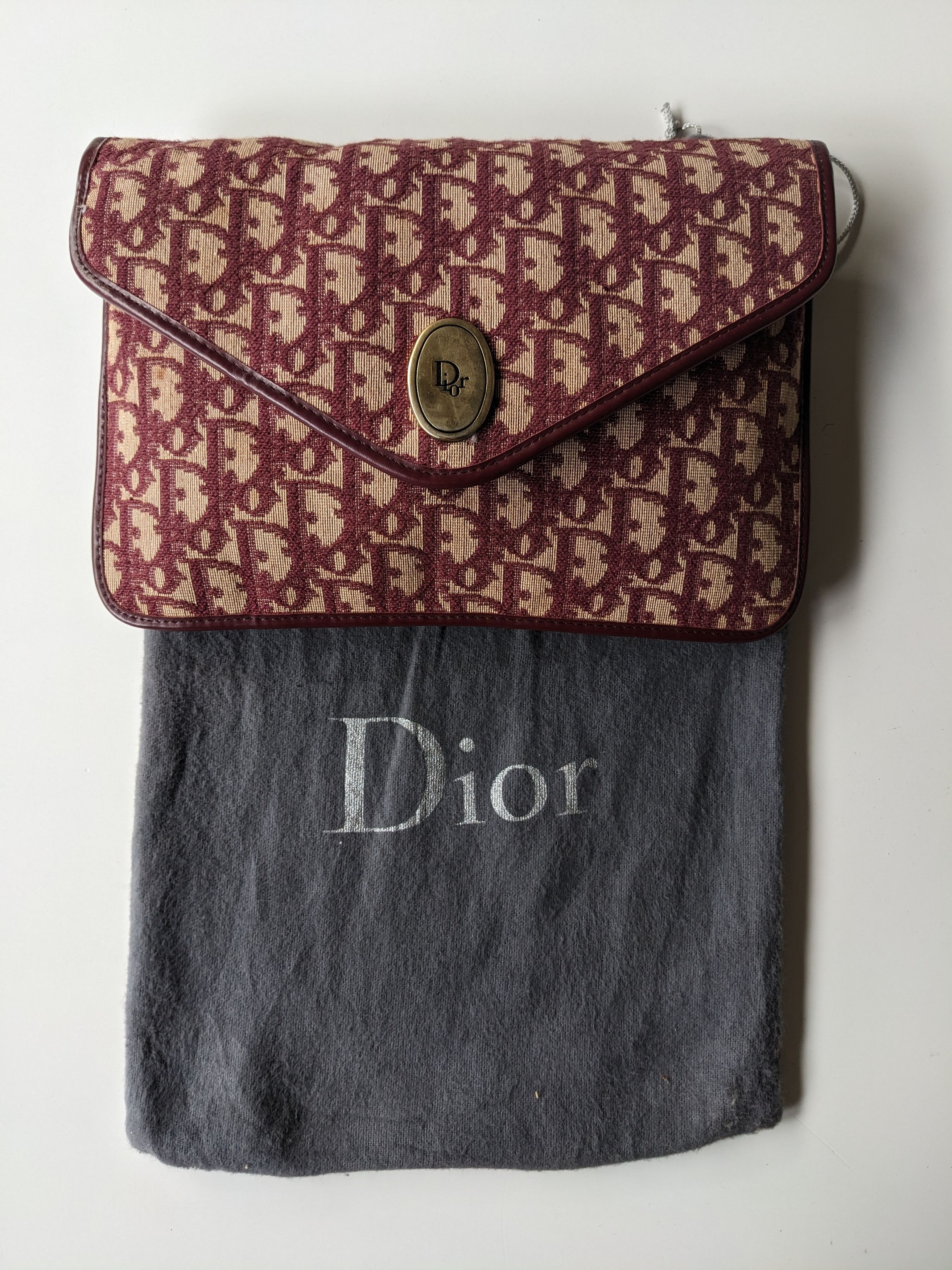 Dior × Vintage Vintage Dior Diorissimo Envelope Clutch Size ONE SIZE - 2 Thumbnail