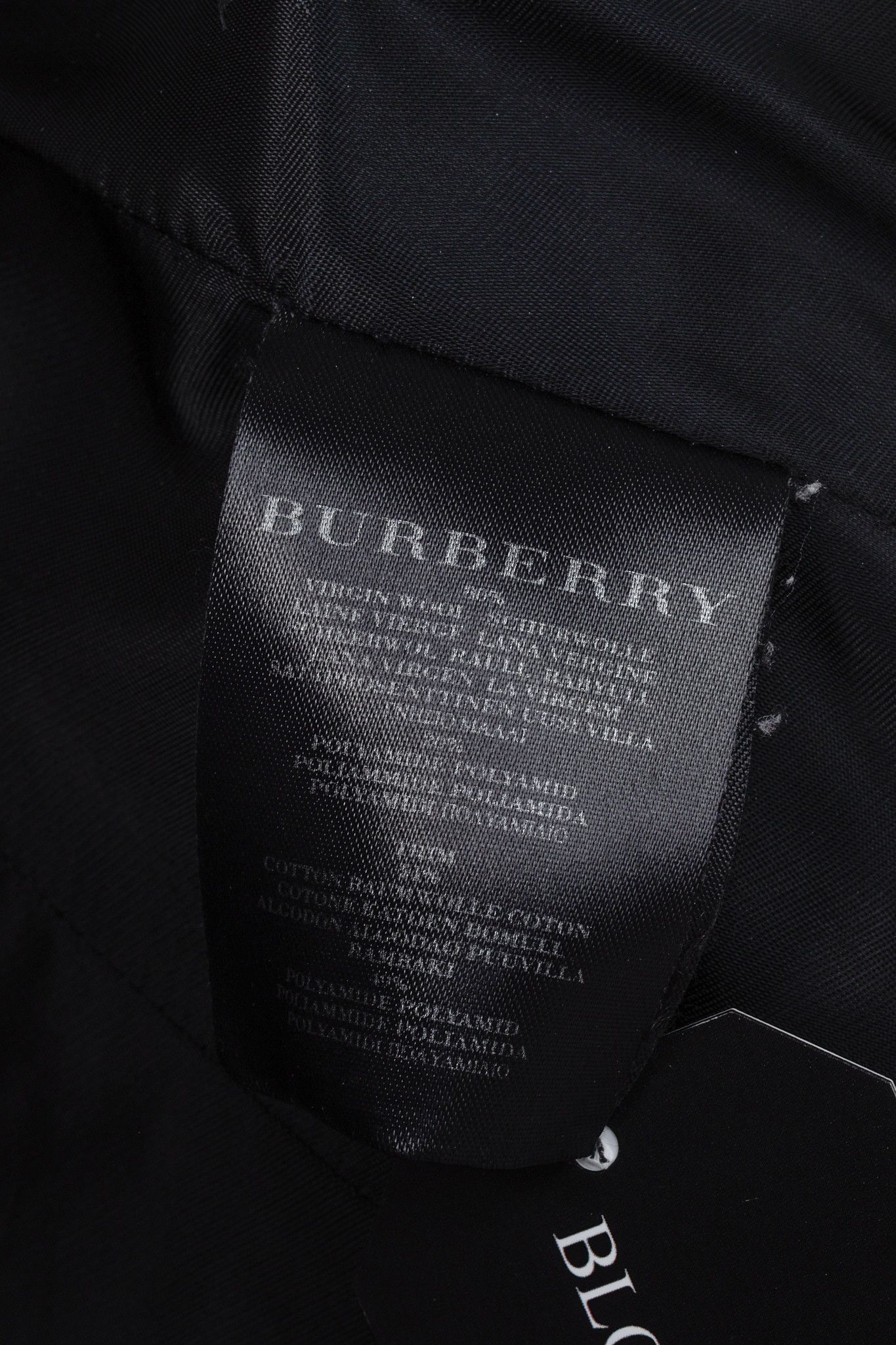 Burberry Prorsum Burberry Prorsum Navy Wool Tulle Trim Pea Coat Size M / US 6-8 / IT 42-44 - 11 Thumbnail