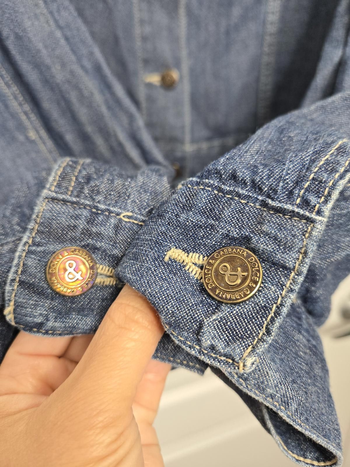 Dolce & Gabbana Dolce & Gabbana Jacket Women's Extra Small Denim 44 Blue Y2K Size XS / US 0-2 / IT 36-38 - 4 Thumbnail