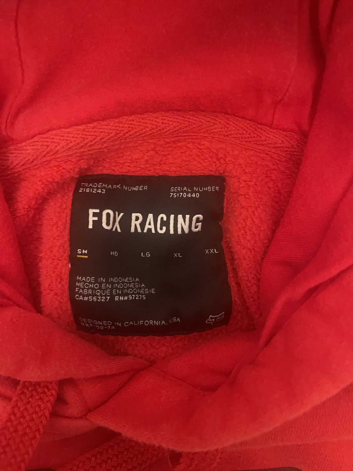 Fox Racing Fox hoodie Size US S / EU 44-46 / 1 - 3 Thumbnail