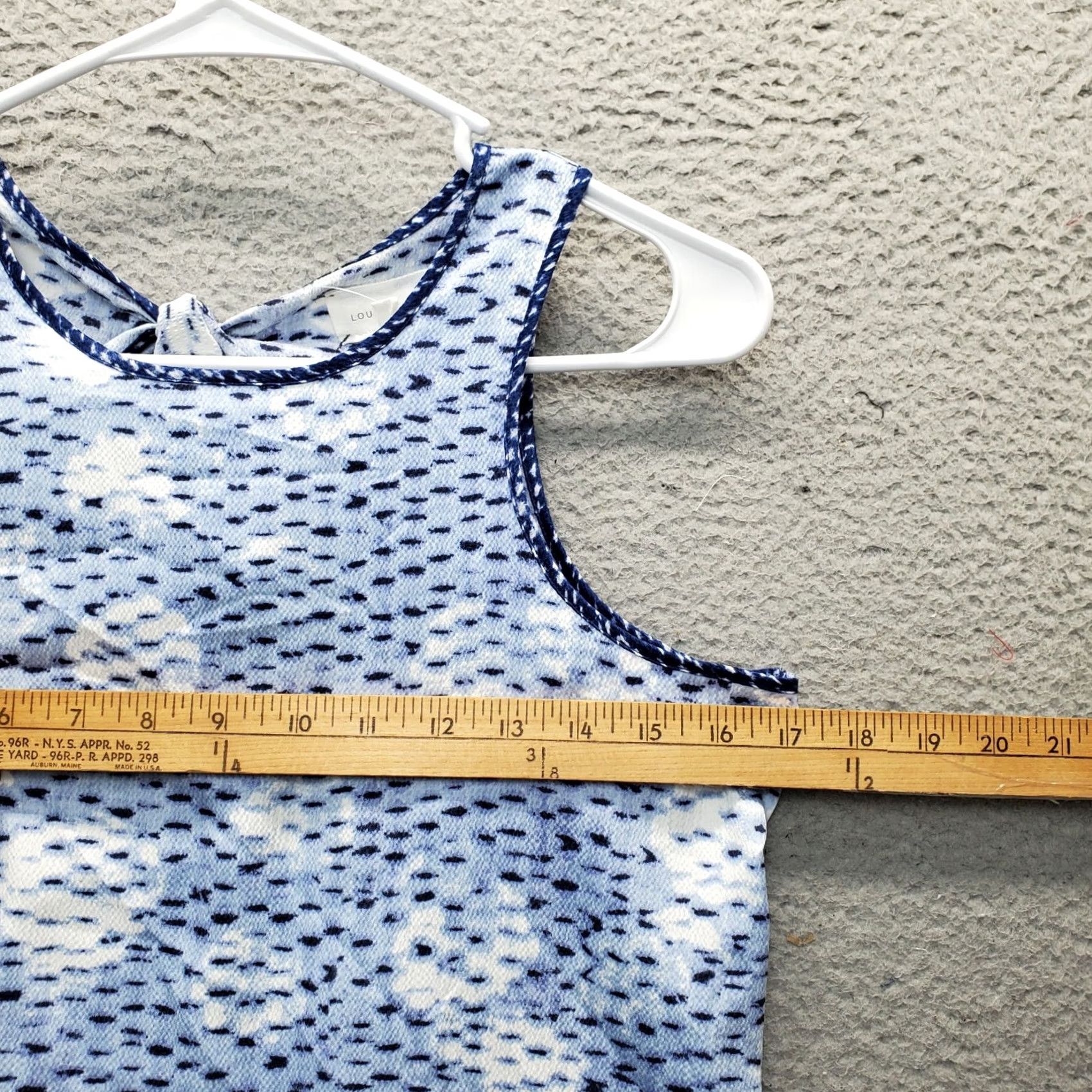 Lou & Grey Lou & Grey Tank Top Womens XS Multi Tie Dye Sleeveless Cutout Tie Back Wide Strap Shirt Adult Womens Color Multicolor Pattern Tie Dye 90s Outdoor Size XS / US 0-2 / IT 36-38 - 3 Thumbnail