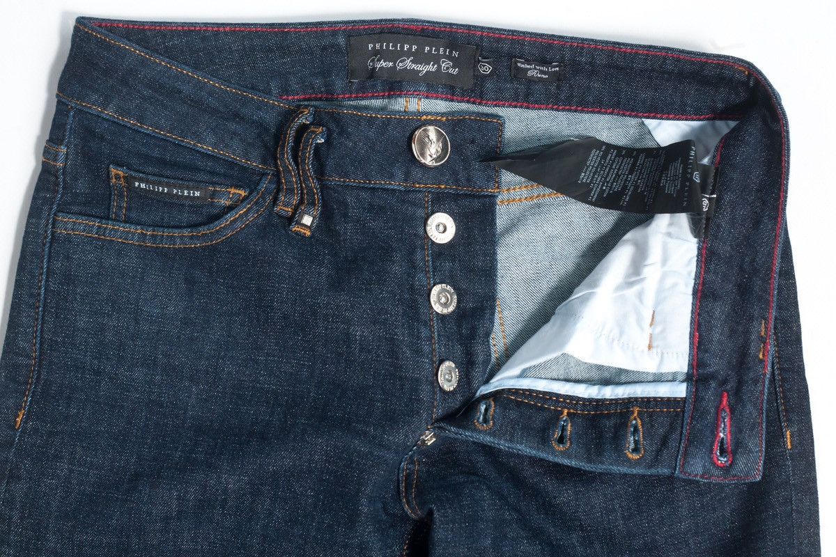 Philipp Plein Philipp Plein Super Straight Cut Jeans Size US 30 / EU 46 - 6 Thumbnail