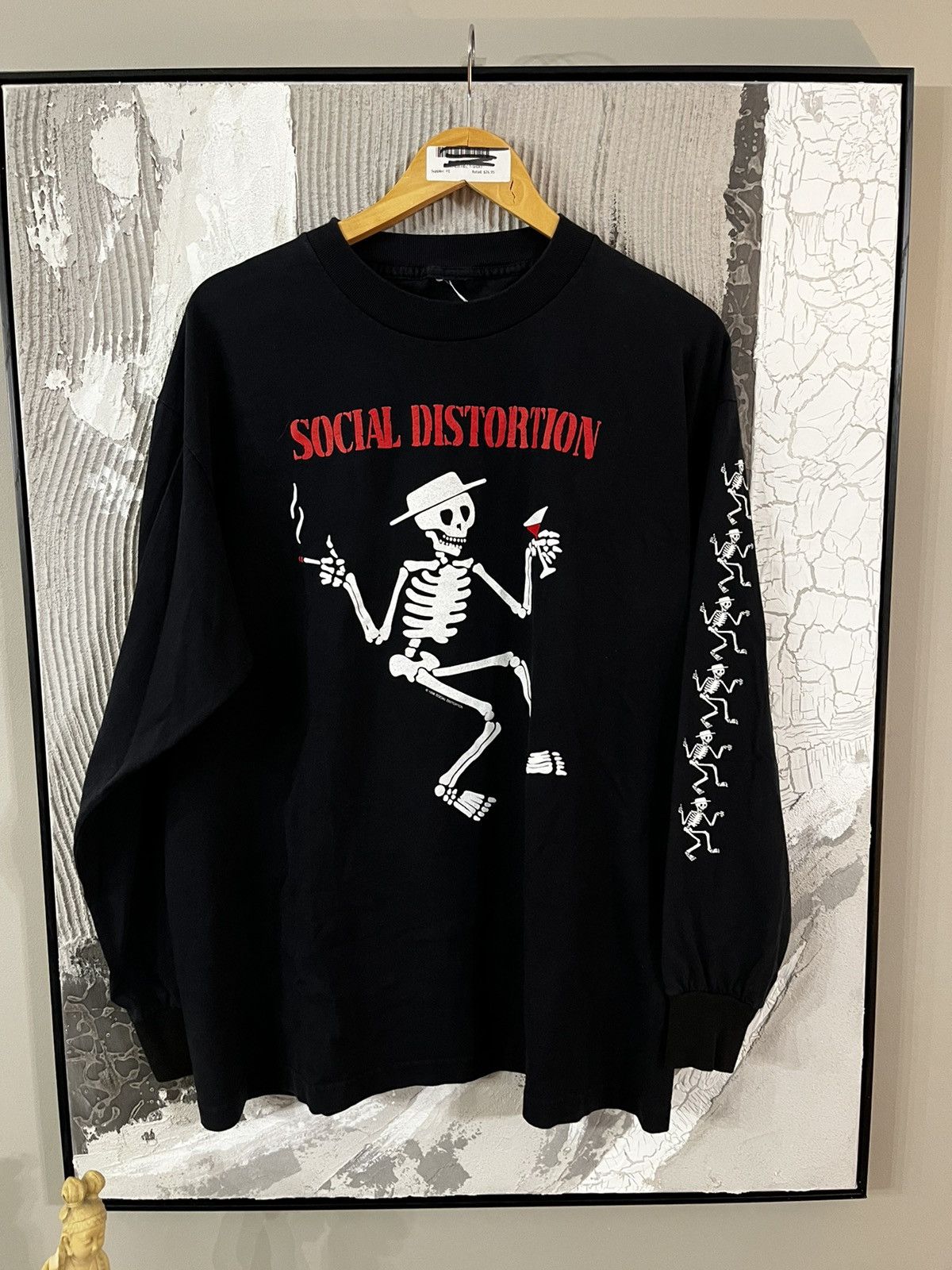 image of Band Tees Vintage 1996 Social Distortion Band Tee in Black, Men's (Size XL)