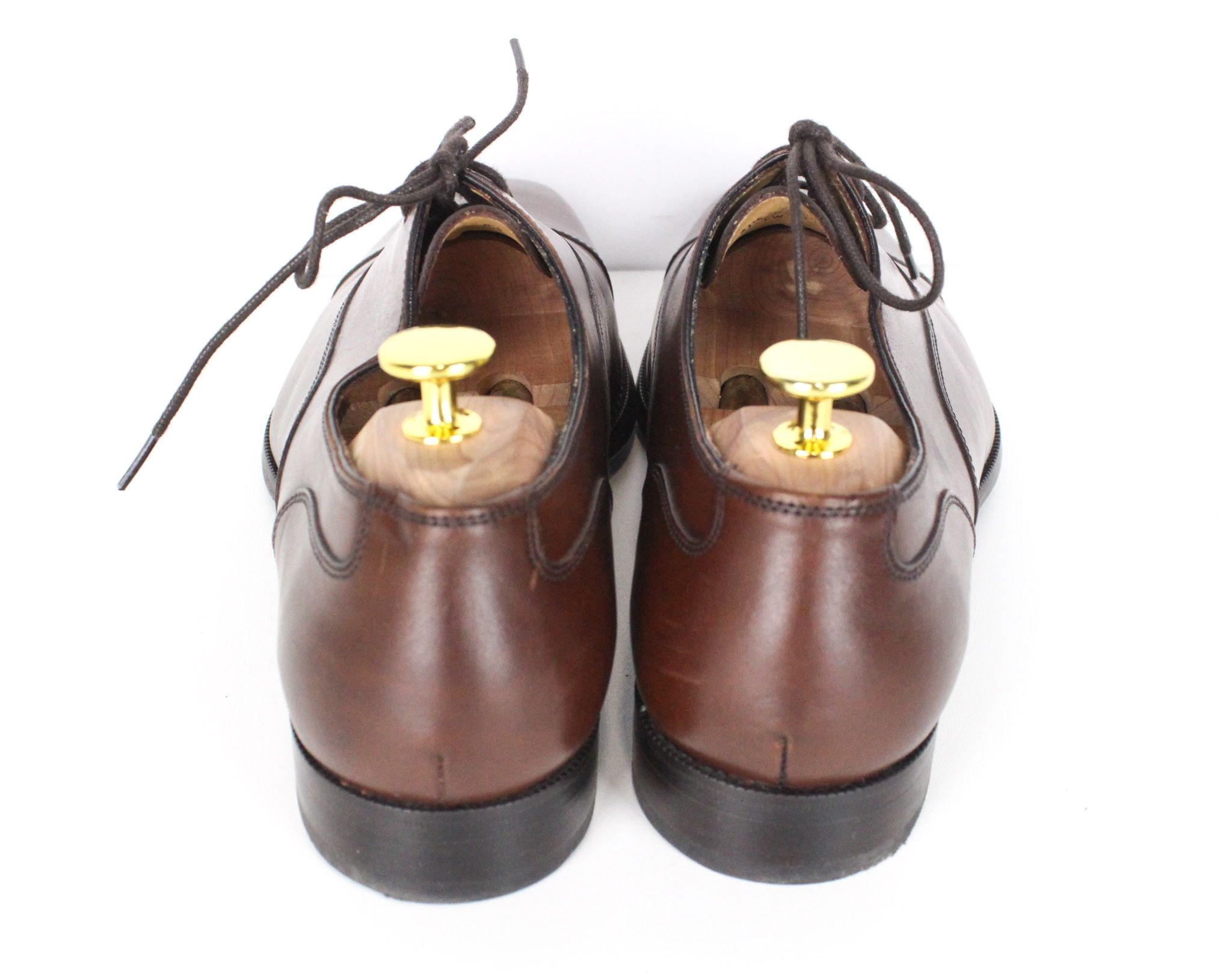 Suitsupply EU41.5 Brown Leather Laced Low-Top 72823 Size US 8.5 / EU 41-42 - 3 Thumbnail