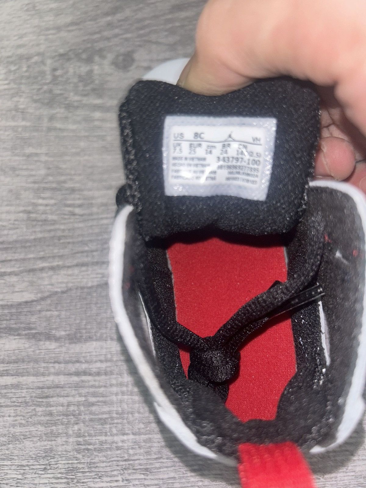 Jordan Brand Air Jordan 7 Retro “Cardinal” Size 8C w/ Original Box Size US 8 / EU 41 - 7 Thumbnail