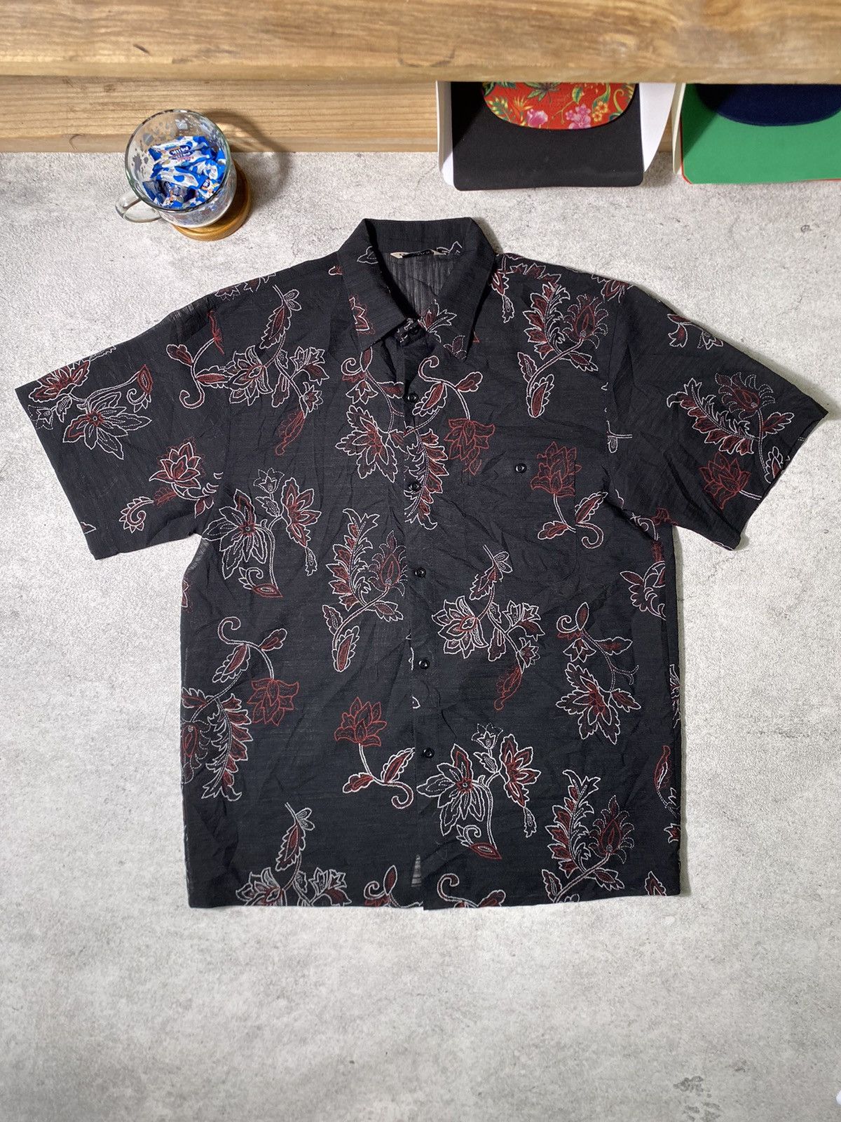 Designer Vtg MAD DOGS Flowers Size US L / EU 52-54 / 3 - 2 Thumbnail