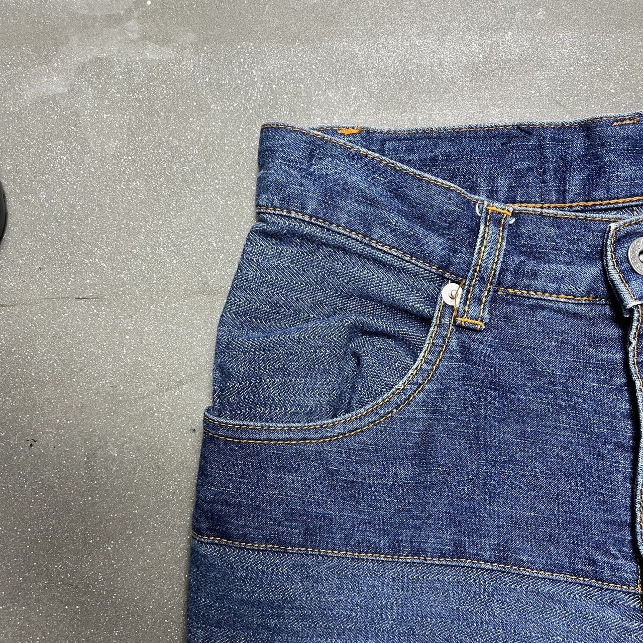 Hysteric Glamour × Japanese Brand × Le Grande Bleu (L.G.B.) Back & Forth Hagi Style Jeans Size 25" / US 0 / IT 36 - 5 Thumbnail