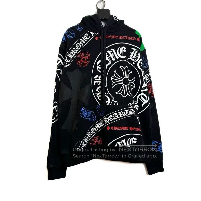 Chrome Hearts CHROME HEARTS Size XL Graffiti hoodie Size US XL / EU 56 / 4 - 1 Thumbnail