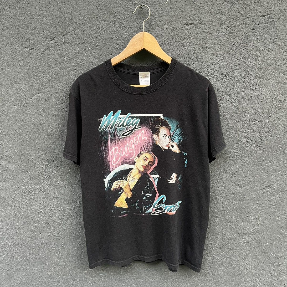 Thrashed Faded Vintage Miley Cyrus Bangerz Tour Tee