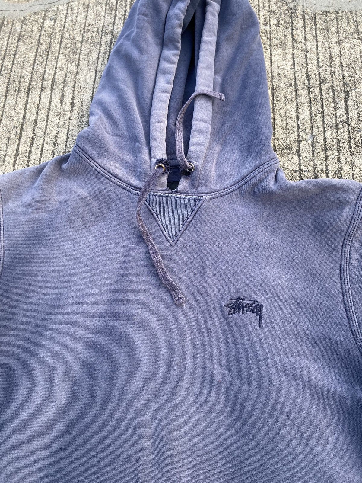 Stussy Vintage Faded Stussy Hoodie Size US S / EU 44-46 / 1 - 23 Thumbnail