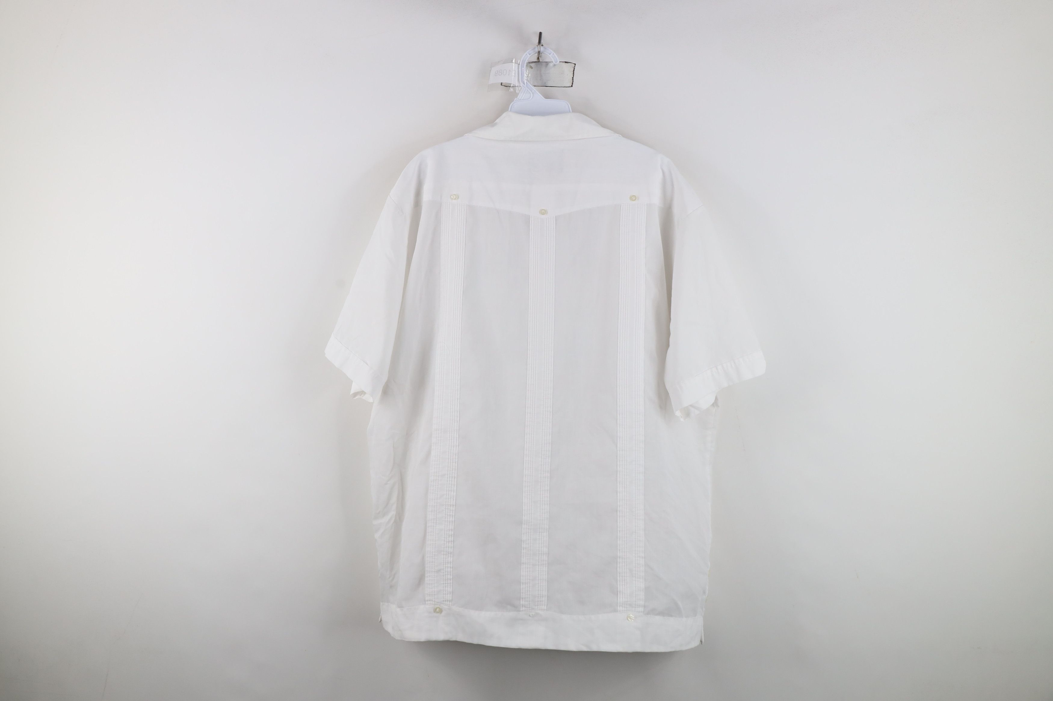 Vintage Vintage 70s Rockabilly Wedding Beach Button Shirt White Size US XL / EU 56 / 4 - 12 Thumbnail