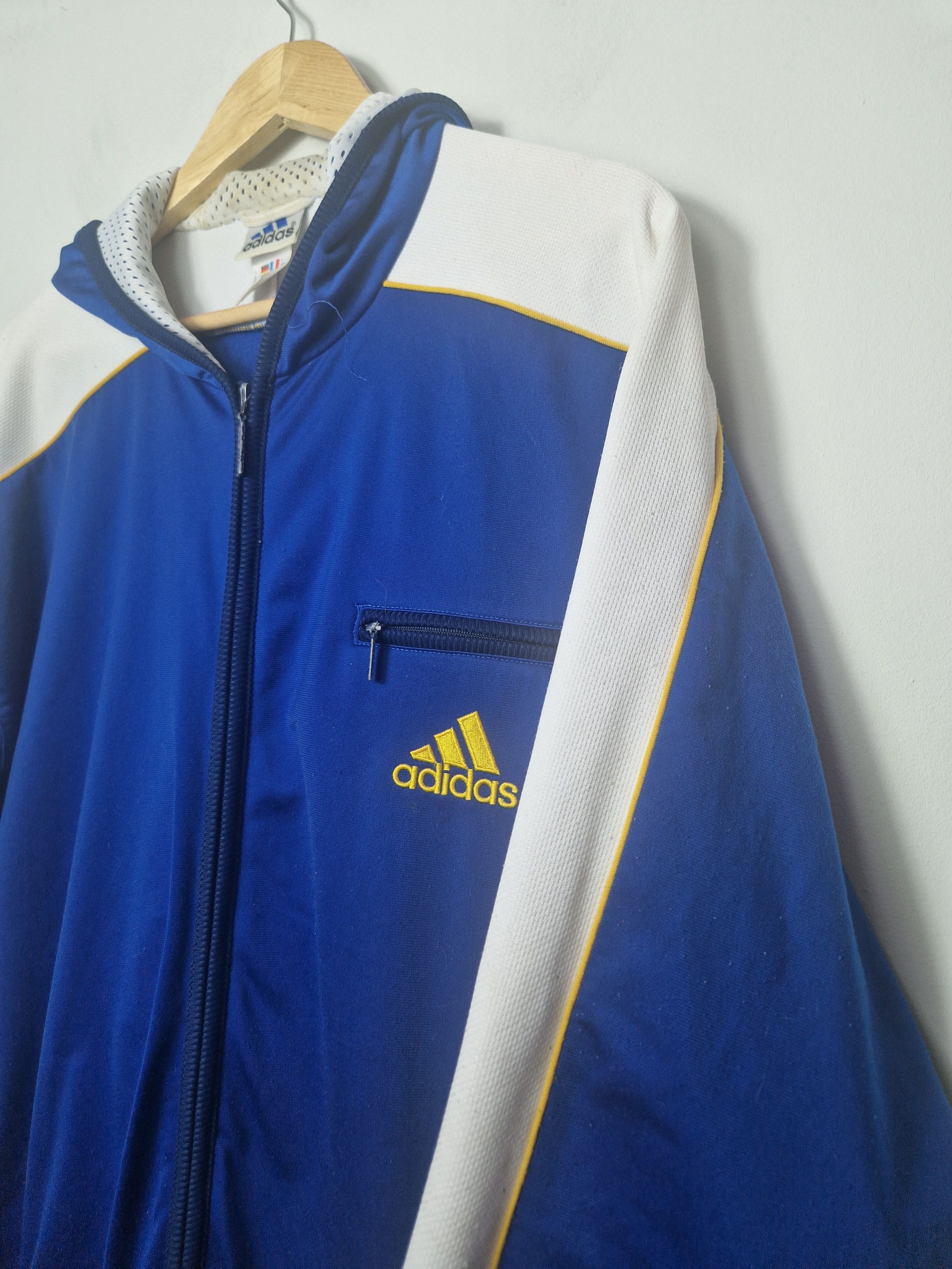 Adidas Adidas vintage 80s 90s track sweatshirt hoodie Size US XXL / EU 58 / 5 - 3 Thumbnail