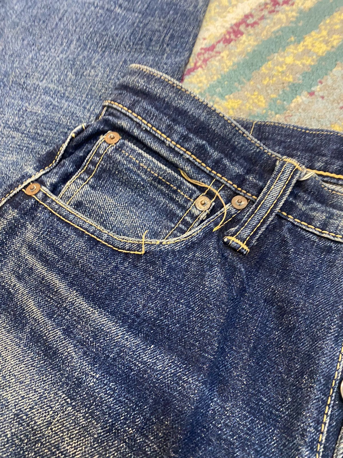 Japanese Brand × Skull Jeans by an Alchemist Rare Skull Jeans Analchemist Selvedge Jeans 29x34 Made Japan Size US 29 - 10 Thumbnail