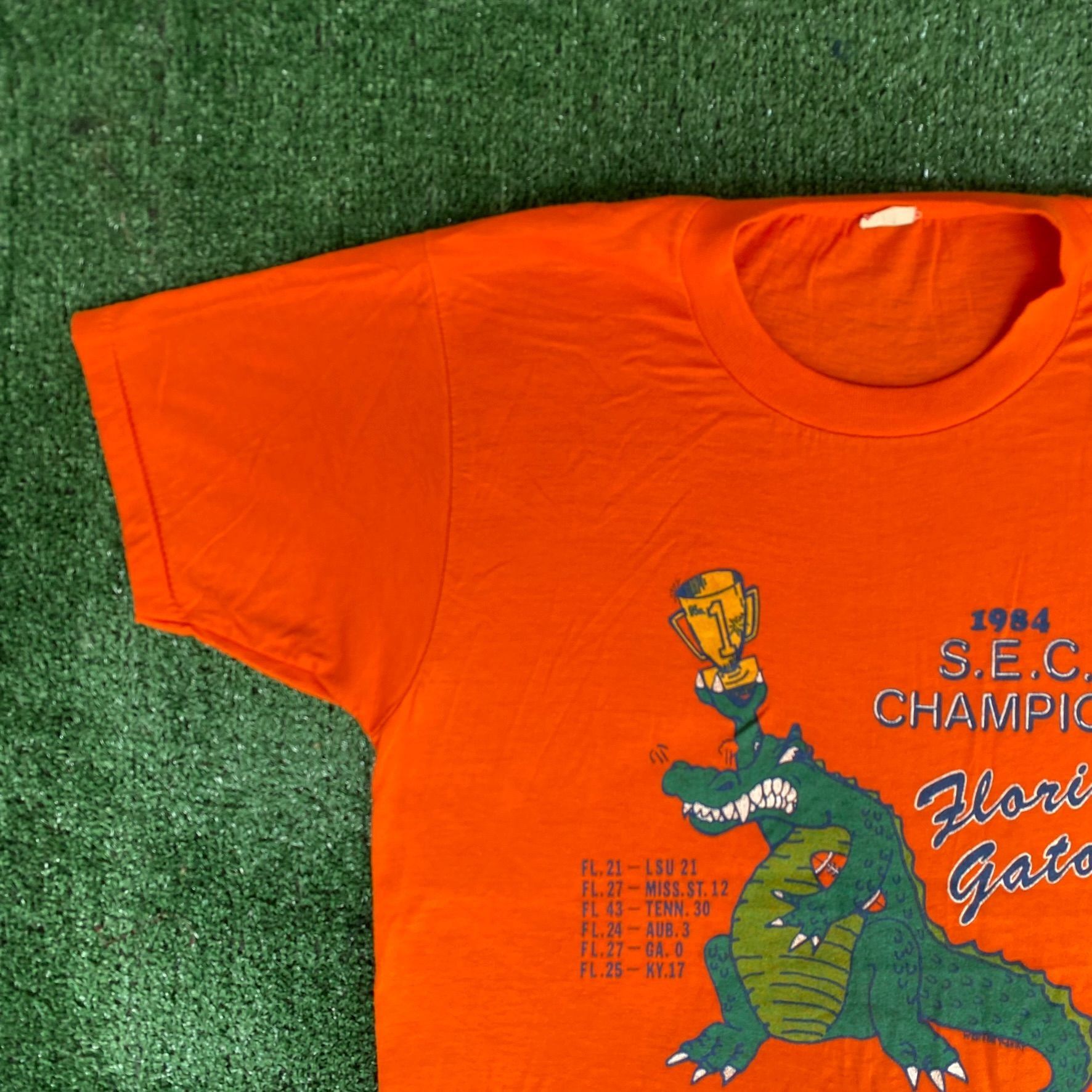 NCAA Vintage 80s Florida Gators Shirt Rare University Football Te Size US L / EU 52-54 / 3 - 2 Thumbnail