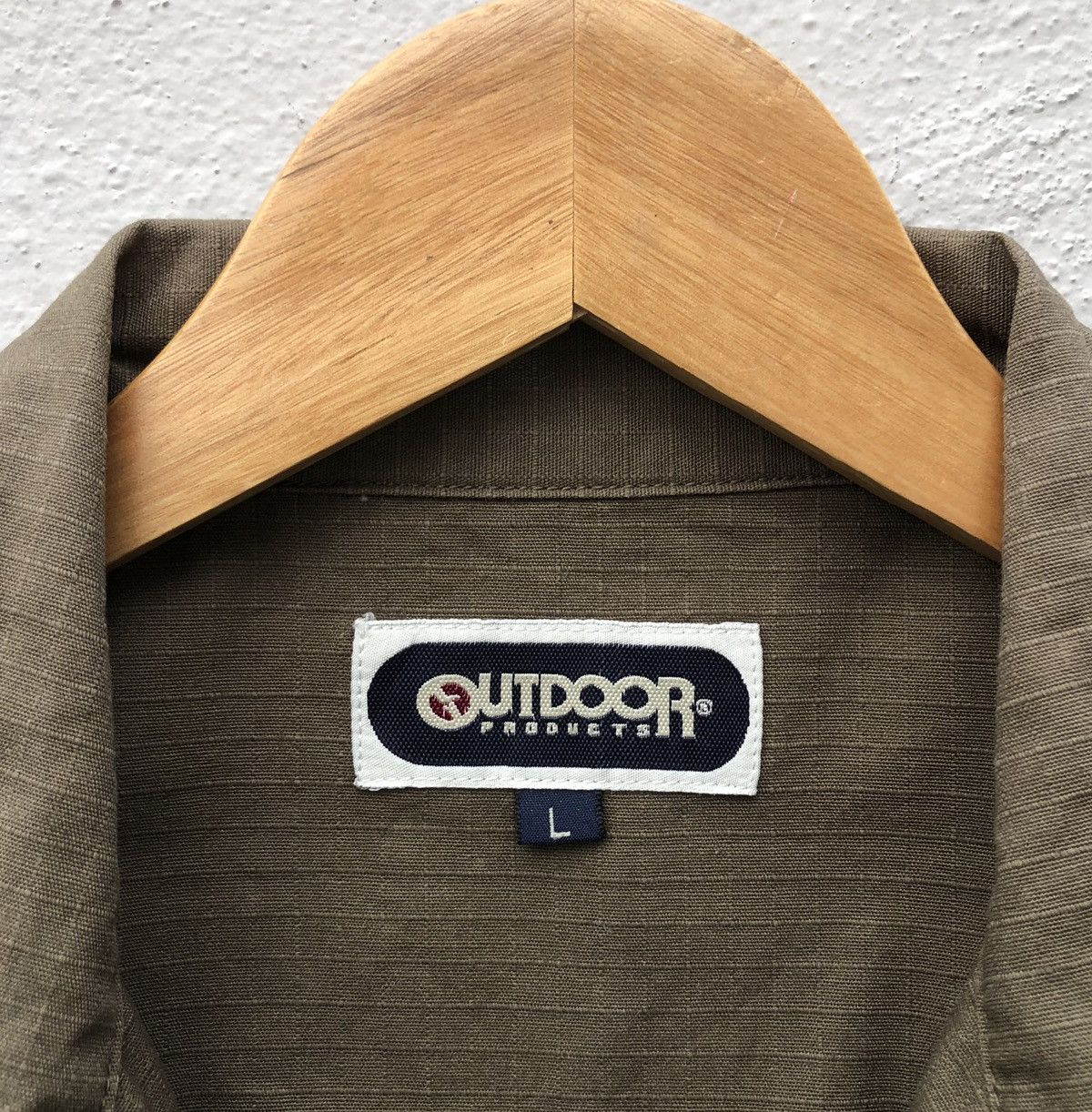 Japanese Brand Outdoor Products Khakis Zipper Jacket Size US L / EU 52-54 / 3 - 11 Thumbnail