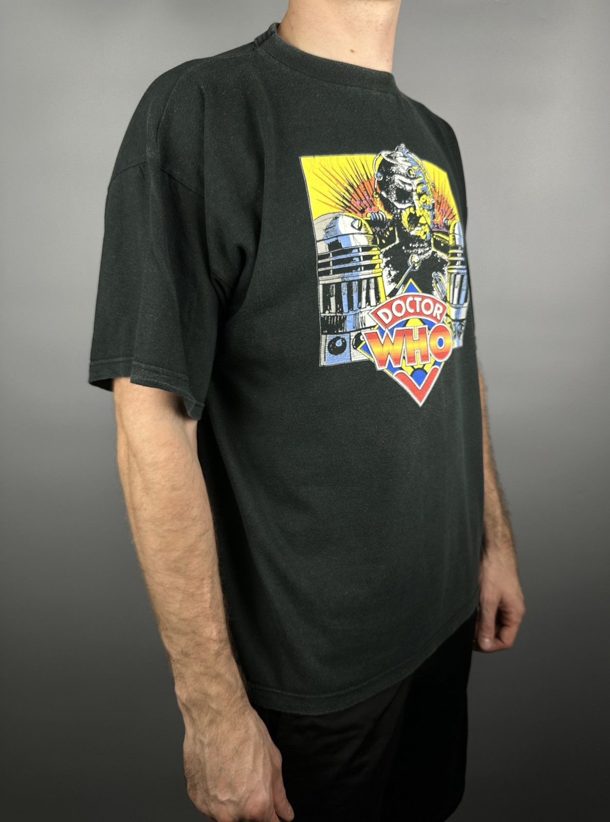 Vintage 90s Vintage Doctor Who Movie Graphic T Shirt Tee Size US XL / EU 56 / 4 - 9 Thumbnail