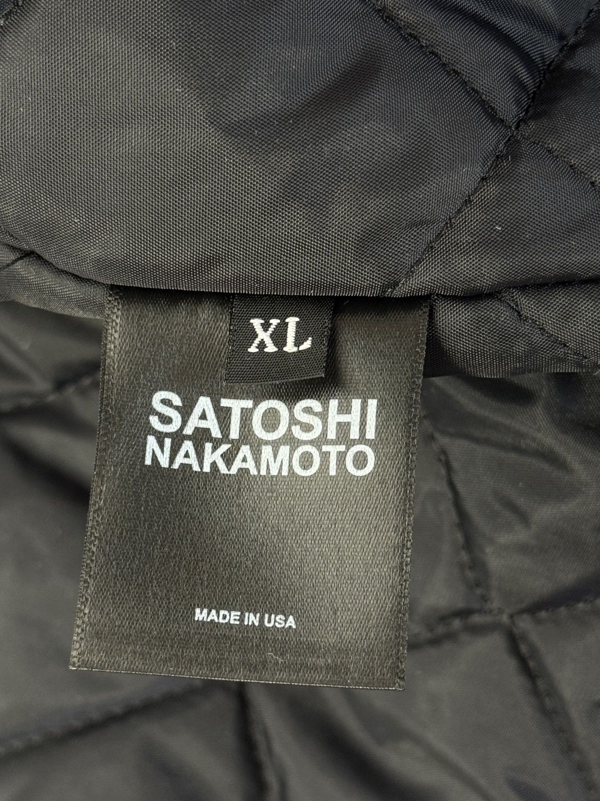 Satoshi Nakamoto LOGO EMBELLISHED OVERSIZED CANVAS JACKET Size US XL / EU 56 / 4 - 6 Thumbnail