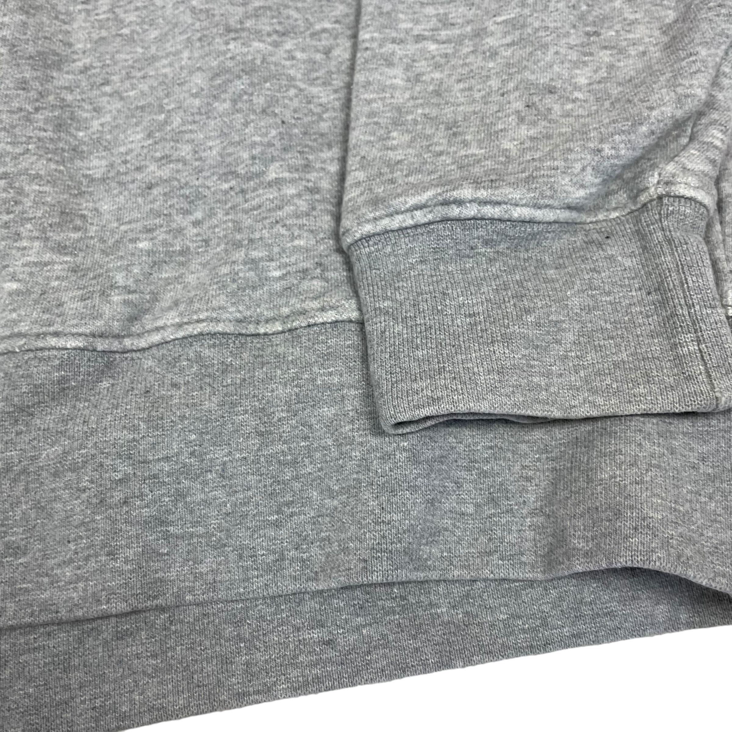 Nike Nike Men's Heather Gray Cotton Swoosh Pullover Hoodie Small Size US S / EU 44-46 / 1 - 4 Thumbnail