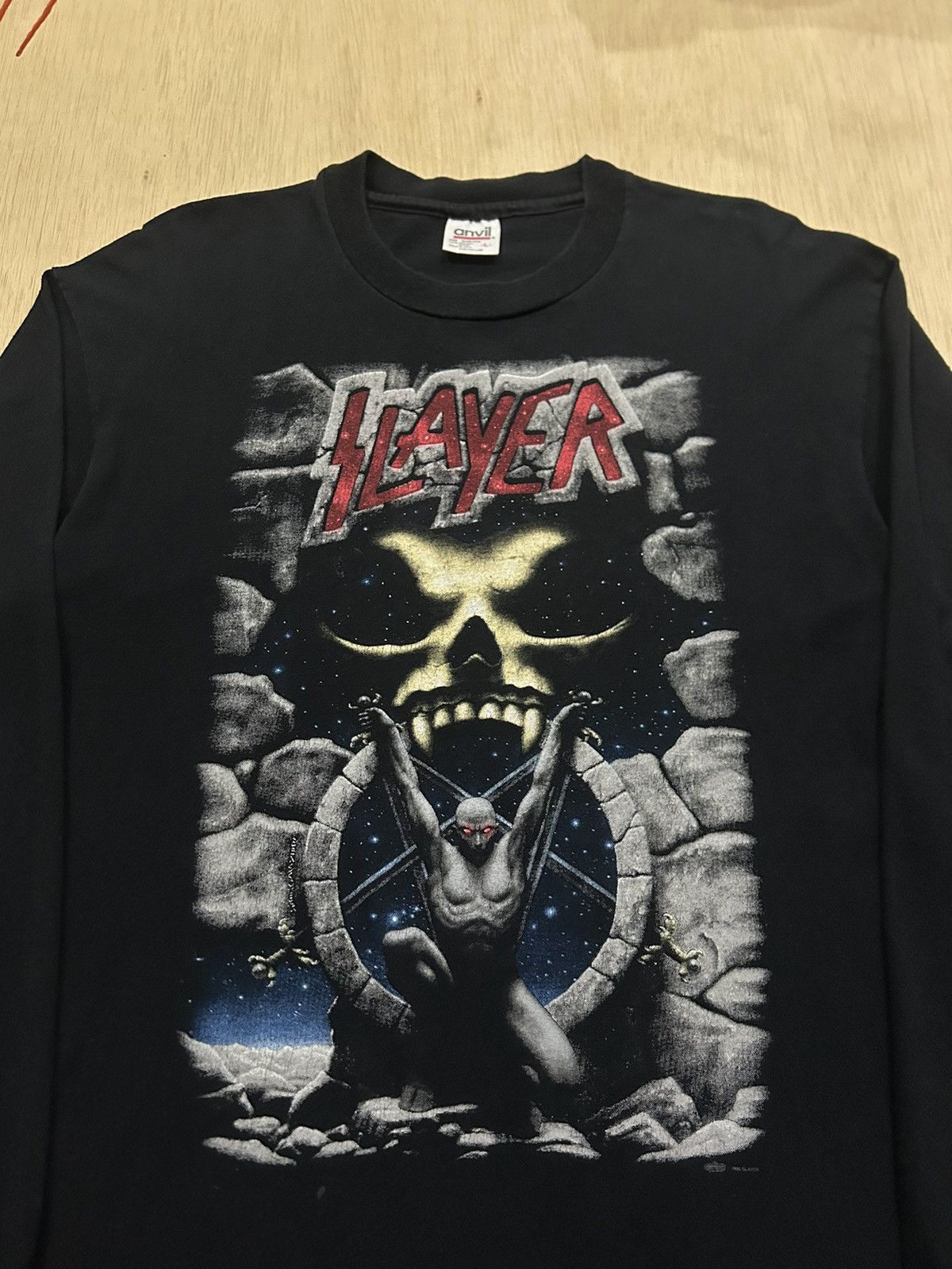 Band Tees 1996 Slayer Live Intrusion Band Tshirt Rock Band Size US L / EU 52-54 / 3 - 4 Thumbnail