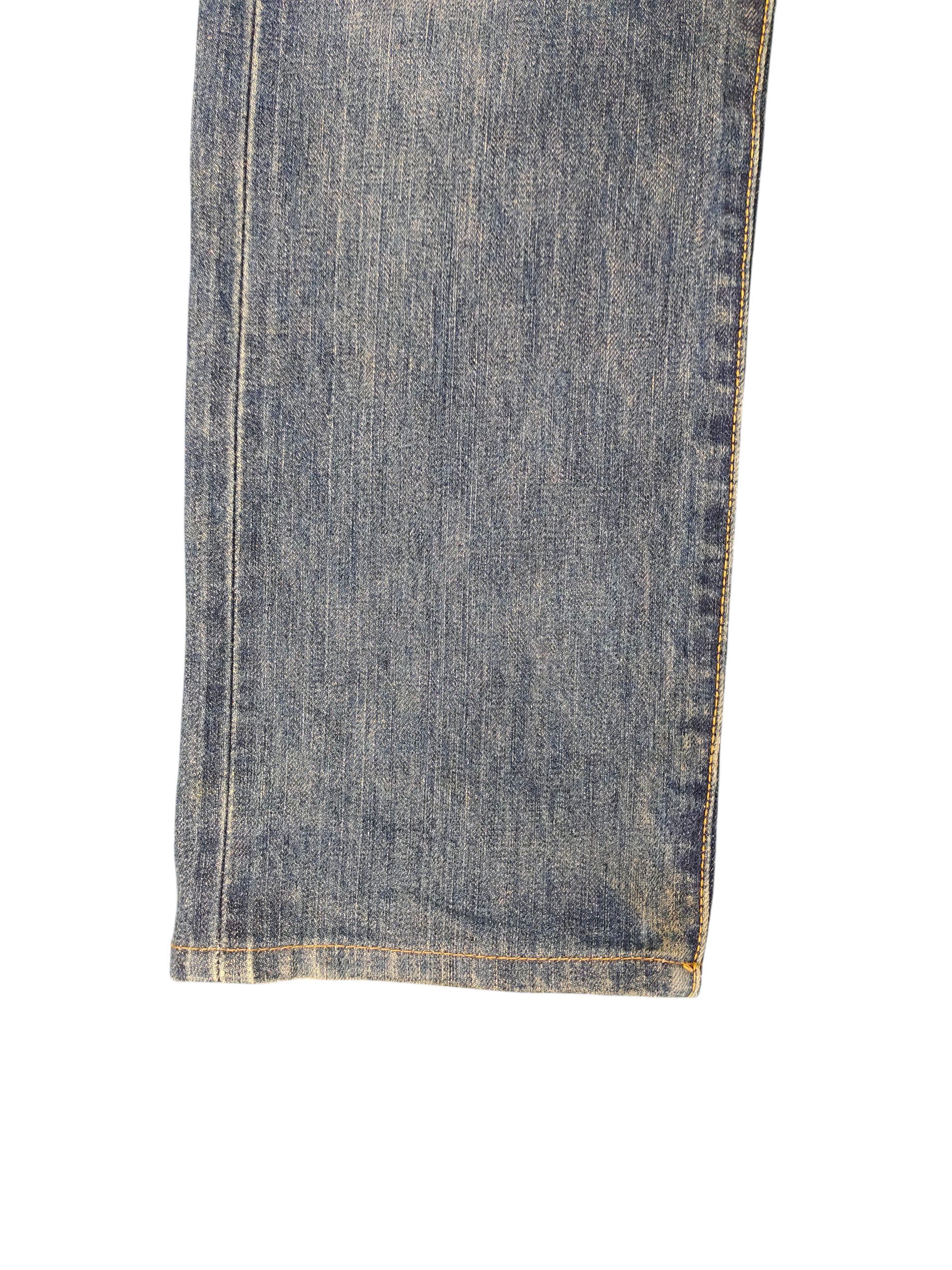 Comme des Garcons × Undercover Vintage Levis 505 Painted Clawmark Distress Denim Jeans Size US 33 - 7 Thumbnail